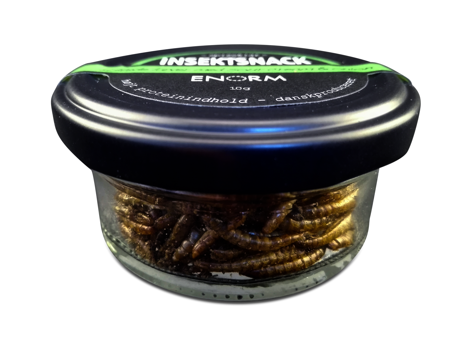 Ristet melorme med Sour Cream & Onion Insekt snack DinInsektButik